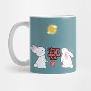 I Love You to the Moon and Back Mug